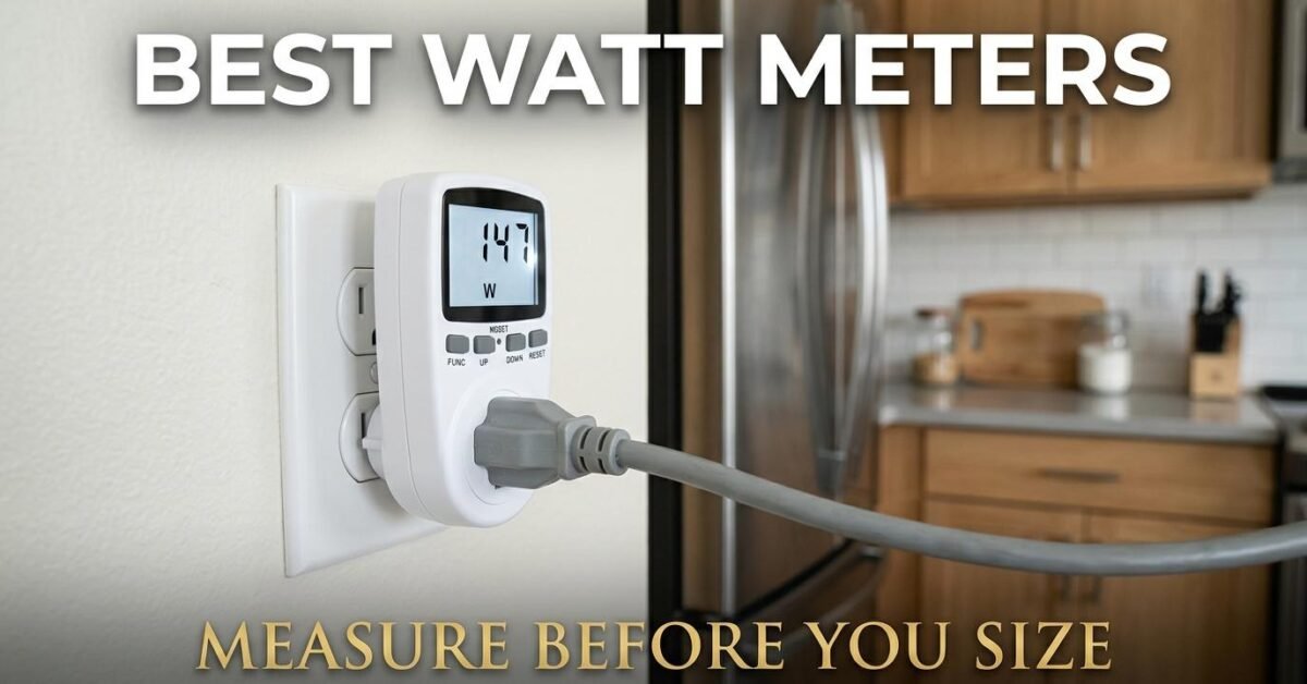 Best Watt Meters in 2026: Measure What Your Appliances Really Use
