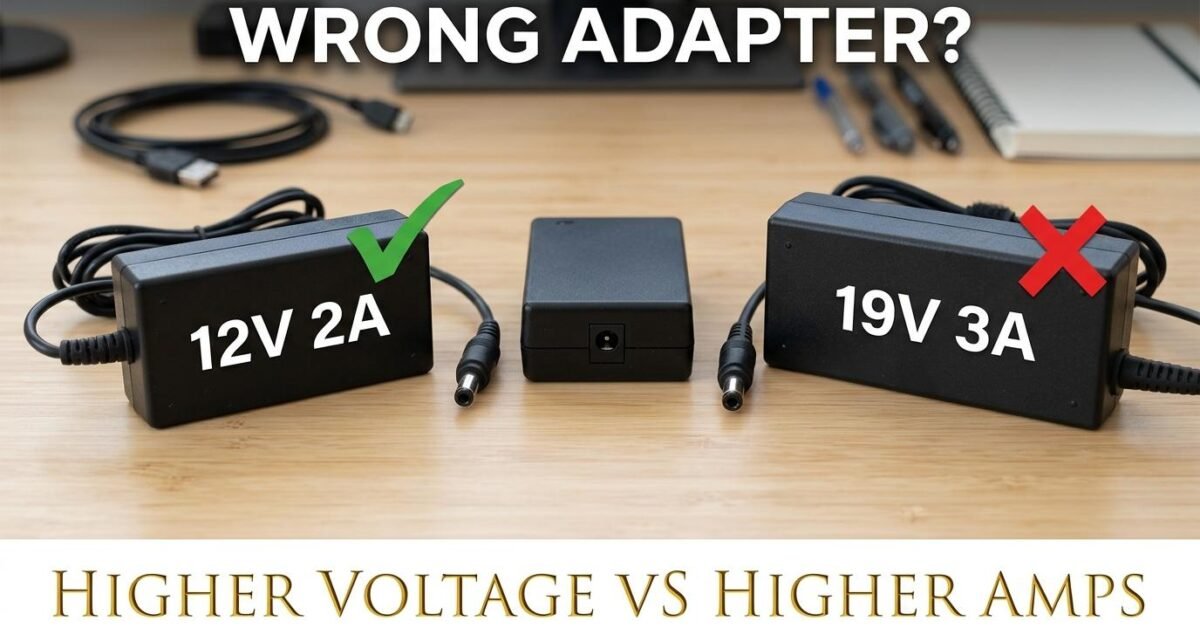 What Happens If You Use a Higher Voltage Adapter? (And Is a Higher Amp Adapter Safe?)