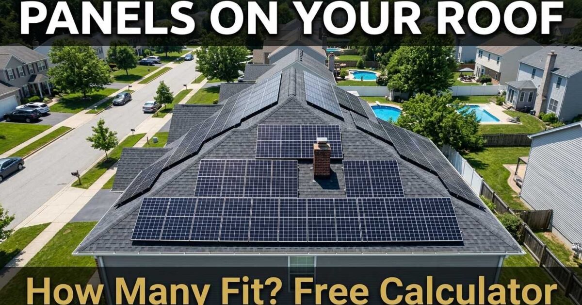 How Many Solar Panels Can I Fit on My Roof?