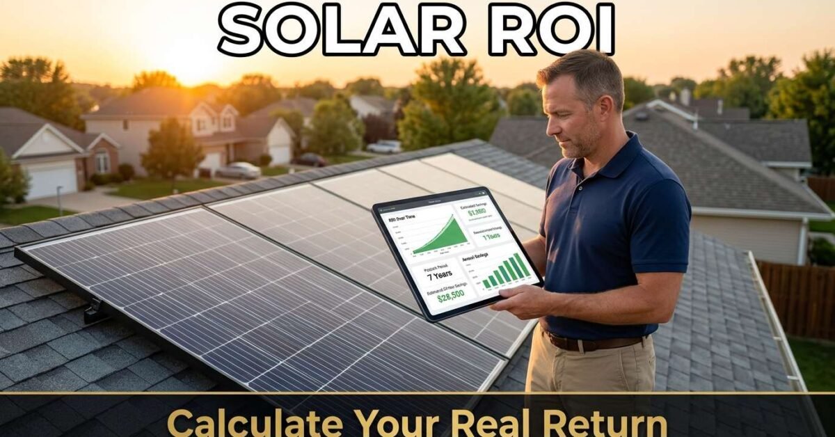 Solar Panel ROI How to Calculate Your Return