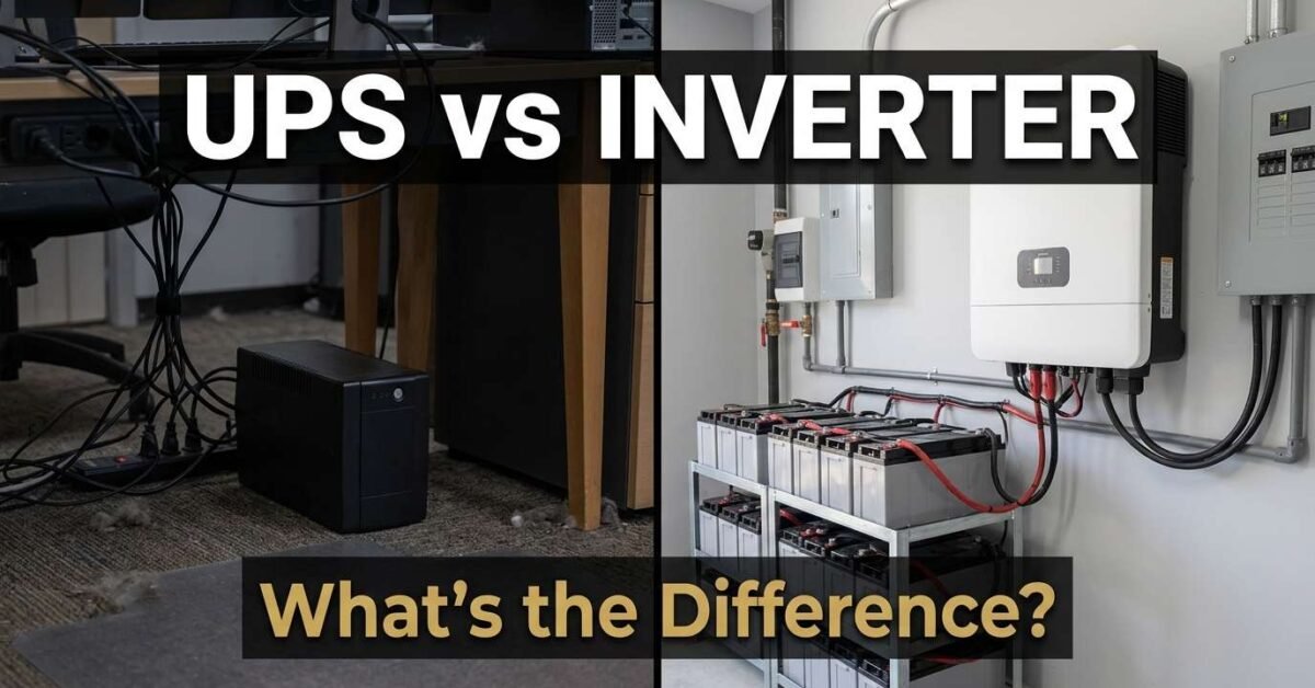 UPS vs Inverter: What Is the Difference?