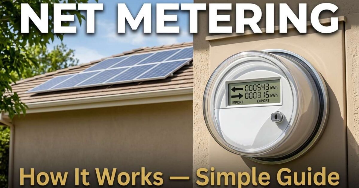 What Is Net Metering? How It Works (Simple Guide)