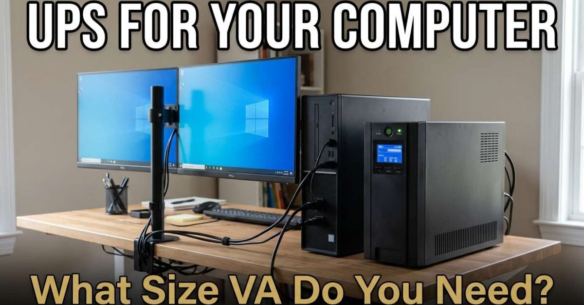 What Size UPS Do I Need for My Computer?